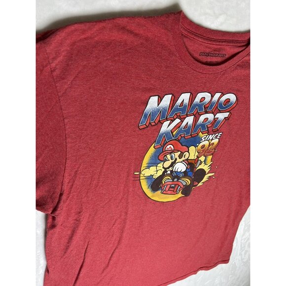 Vintage Super Mario Kart T-Shirt Since 92 Retro Size 2XL - Picture 3 of 7